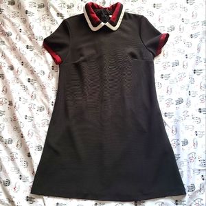 *SOLD* Collared black dress